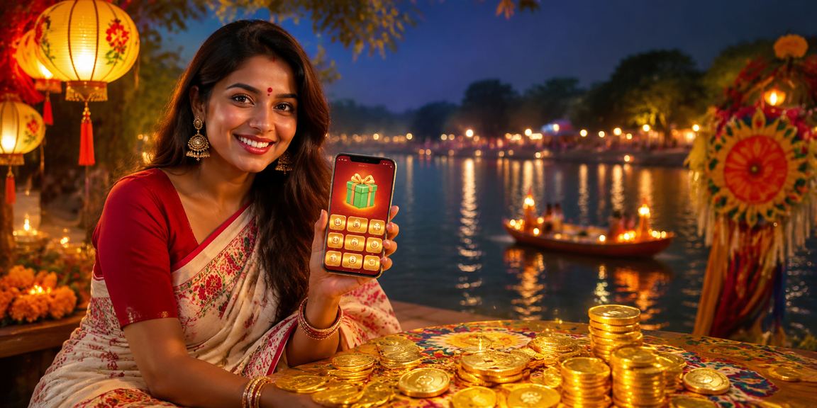 কুমিল্লায় পহেলা বৈশাখে মোবাইলে দায়িত্বশীল গেমিং উপভোগ করছেন একজন ব্যবহারকারী