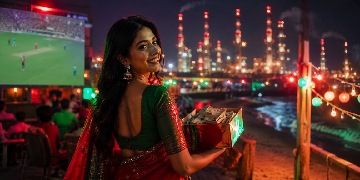 গাজীপুরে লাল-সবুজ থিমে ক্রিকেট বেটিং ও জ্যাকপট খেলছেন দর্শক