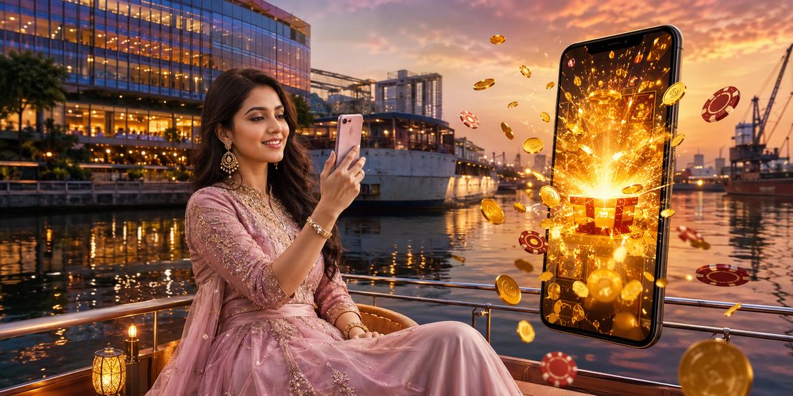 খুলনায় ঈদ উৎসবে মোবাইলে ক্যাসিনো ও পেমেন্ট করছেন একজন ব্যবহারকারী